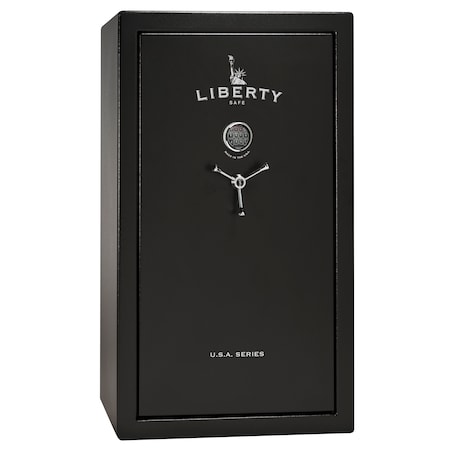 Liberty Safe Rifle & Gun Safe, Electronic Lock, 643 lbs, 17.8 cu ft, 60 minute Fire Rating, 36 Long Guns US36-BKT-60E